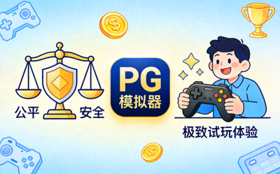 PG模拟器价值观插图，体现公平安全与极致试玩体验的承诺